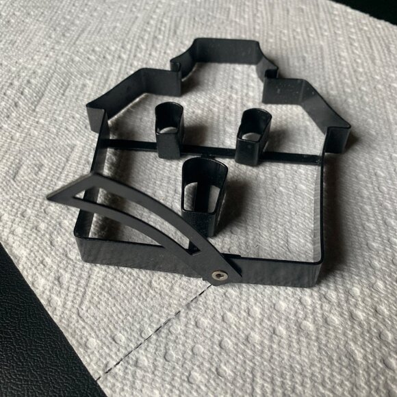 HALLOWEEN - 3pc lot Williams Sonoma Pancake Cookie Molds Pumpkin Bat HAUNTED HOU - Picture 4 of 7